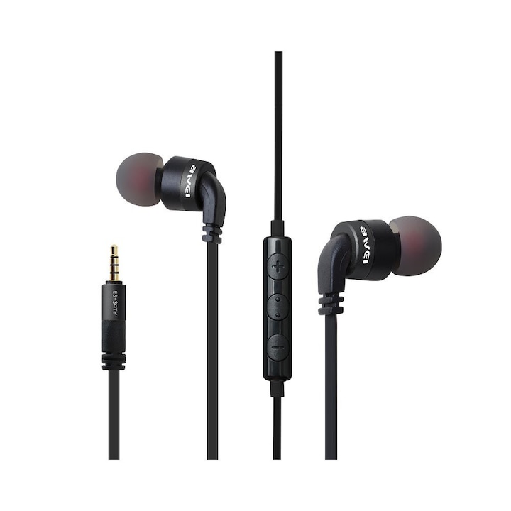 Awei ES30TY, sztereó headset fekete