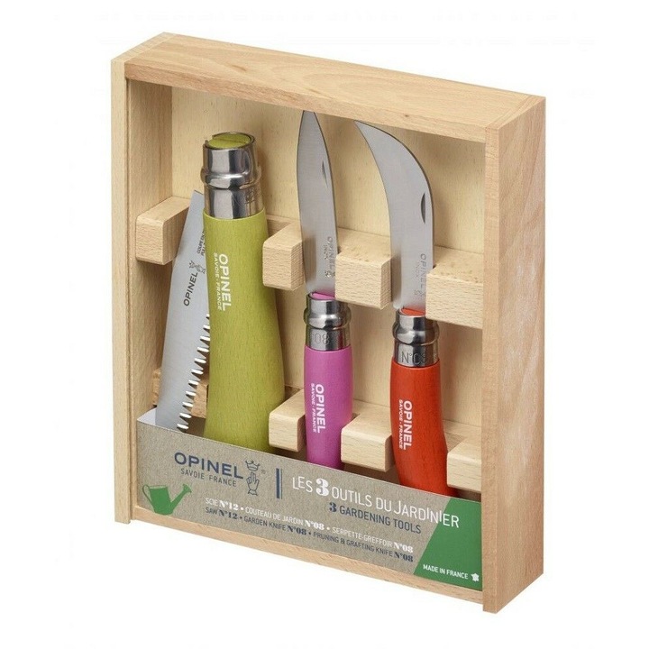 Set cutite gradinarit Opinel, multicolor