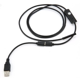 Camera endoscop sarpe, inspectie auto, tevi, pentru Android si PC, 6 Leduri, 1 m x 5.5 mm Camera endoscop sarpe, inspectie auto, tevi, pentru Android si PC, 6 Leduri, 1 m x 5.5 mm