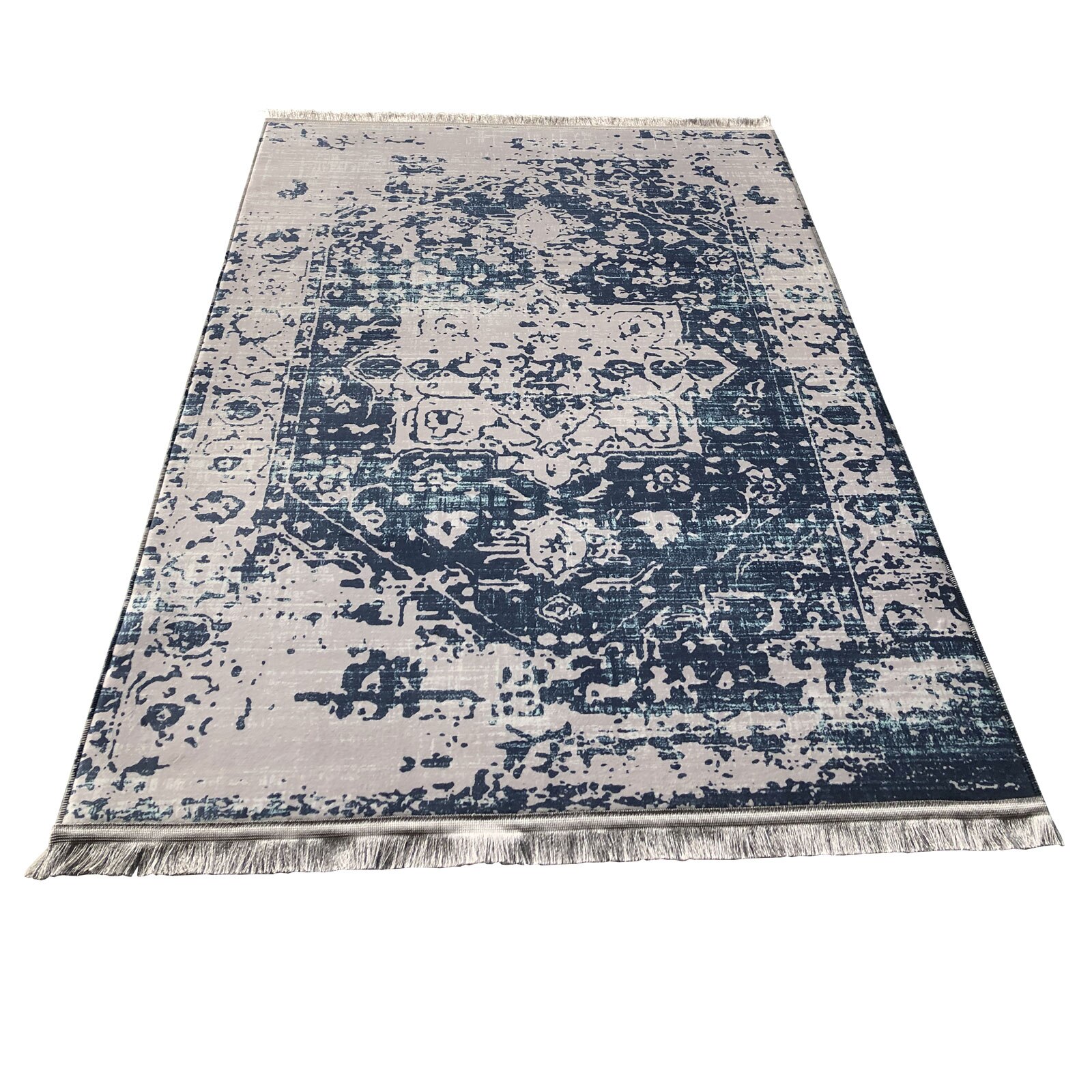 Covor deluxe concept 3D, model gri , abstract 100x140