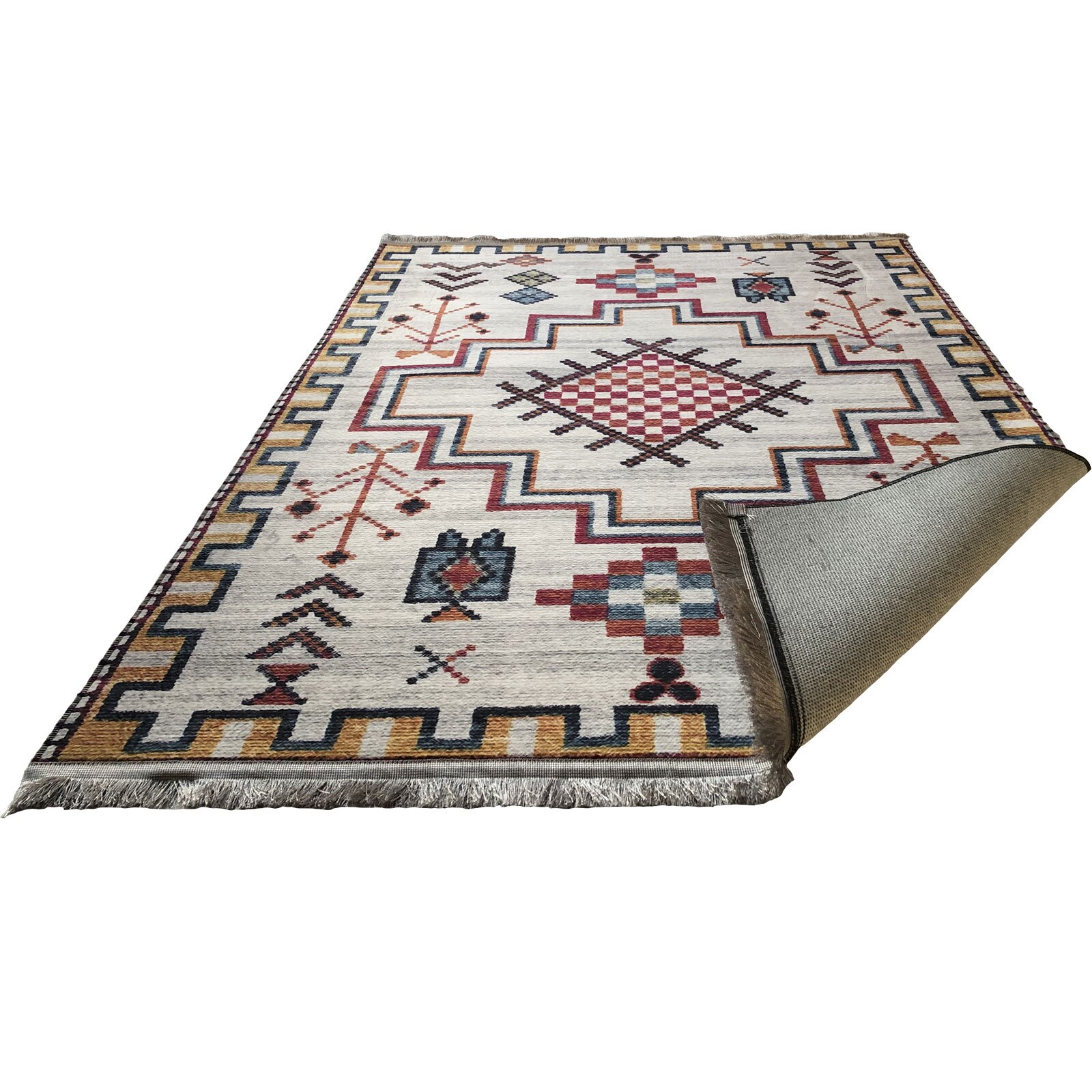 Covor deluxe concept 3D, model rustic 100x140 - eMAG.ro