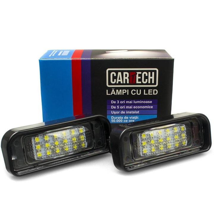 Lampi numar dedicate cu led Mercedes Benz W220