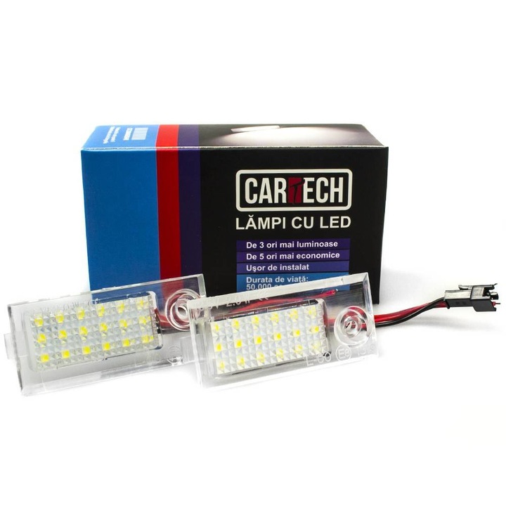 Lampi numar dedicate cu led Audi A6-B1