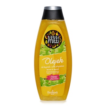 Gel de baie si dus Tutti Frutti cu aroma de banane si agrise, 425 ml Gel de baie si dus Tutti Frutti cu aroma de banane si agrise, 425 ml