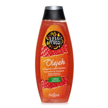Gel de baie si dus Tutti Frutti pentru corp cu aroma de portocale si capsuni, 425 ml Gel de baie si dus Tutti Frutti pentru corp cu aroma de portocale si capsuni, 425 ml
