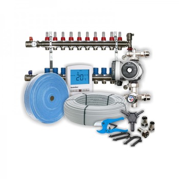 Kit complet incalzire prin pardoseala cu apa INTACT HEATING pentru 120 m.p. + termostat WIFI Kit complet incalzire prin pardoseala cu apa INTACT HEATING pentru 120 m.p. + termostat WIFI