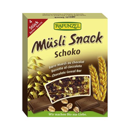 Musli Snack Ciocolata Rapunzel 116gr