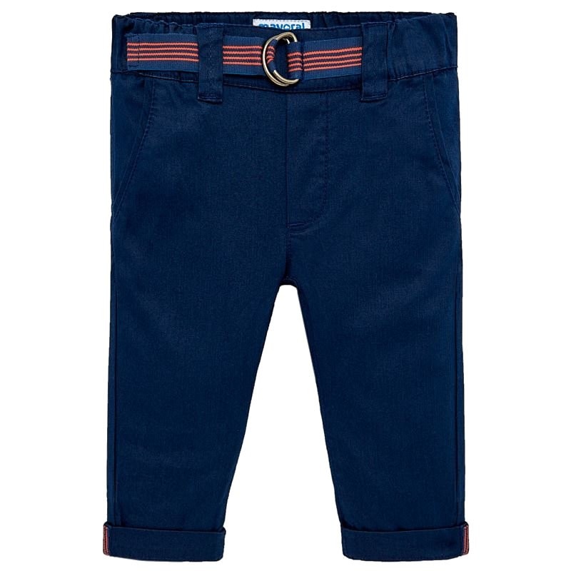 Pantaloni lungi banda jogger bleumarin, Albastru