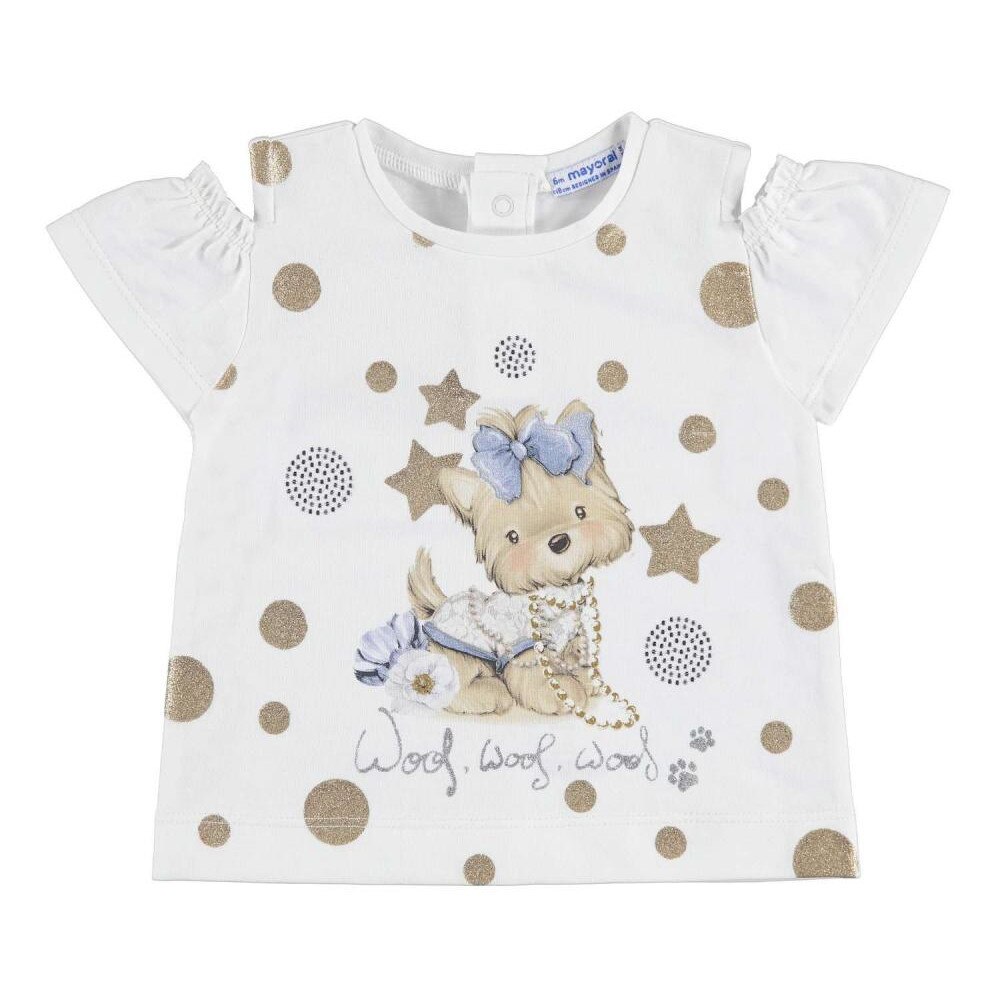 Tricou deschidere umeri Champan fetite