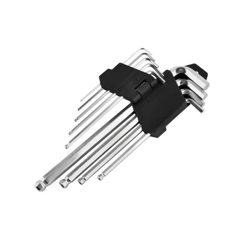 Set 9 Chei Imbus Tip L Cap Sferic Extra-Lungi, 1,5-10 Mm