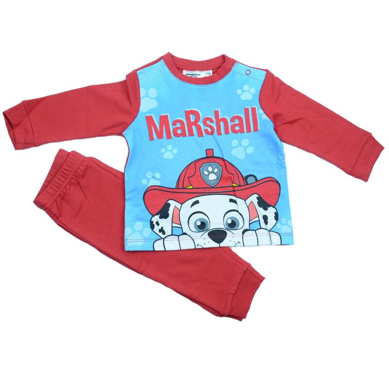 Pijama baieti Sun City Paw Patrol RH0373RO, Rosu