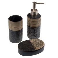 set accesorii de baie zola din ceramica negru cu bej imagen 16_0_
0