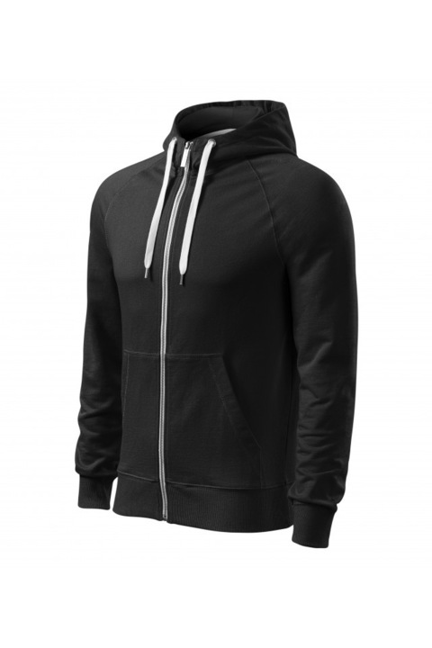 Мъжки суичър с качулка, 452-1, Черен