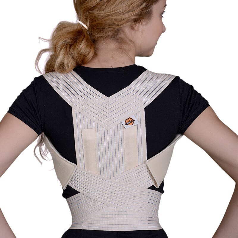 Orteza cervico-toracica elastica, culoare bej, marime XL