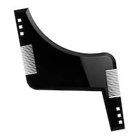 Pieptan contur barba, negru, Eurozep, sablon pentru modelarea barbii