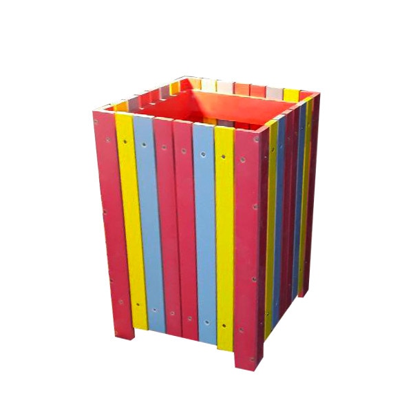 Cos Helene pentru gunoi capacitate 85 L din pvc multicolor
