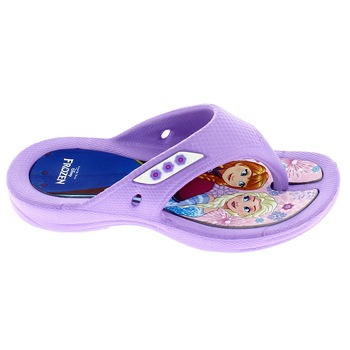 Papuci flip flop, Anna si Elsa, mov Papuci flip flop, Anna si Elsa, mov