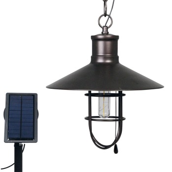 Lampa de gradina solara cu LED, Luxform, Metal, 26,7 x 28,1 cm, Negru Lampa de gradina solara cu LED, Luxform, Metal, 26,7 x 28,1 cm, Negru