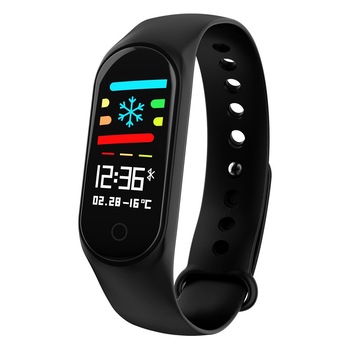 Bratara Fitness M3 Plus Color ,Ritm Cardiac,tensiunea arteriala,calorii,monitorizare somn,rezistent apa IP67,Arata Vremea/Negru Bratara Fitness M3 Plus Color ,Ritm Cardiac,tensiunea arteriala,calorii,monitorizare somn,rezistent apa IP67,Arata Vremea/Negru