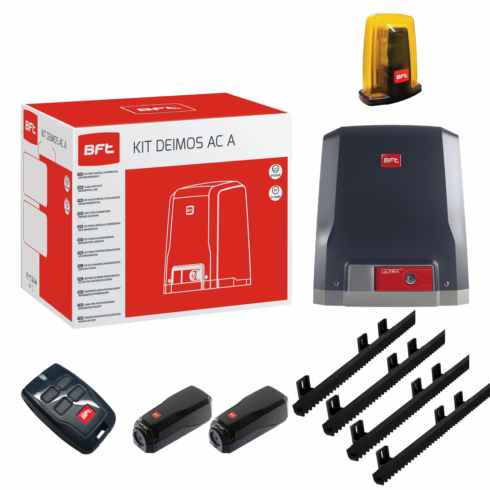 Automatizare porti culisante BFT Deimos AC A600 - 4 m cremaliere