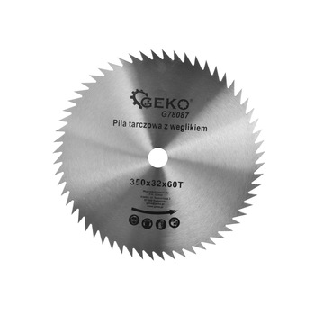 Disc pentru lemn 350x32x60T, Geko, G78087 Disc pentru lemn 350x32x60T, Geko, G78087