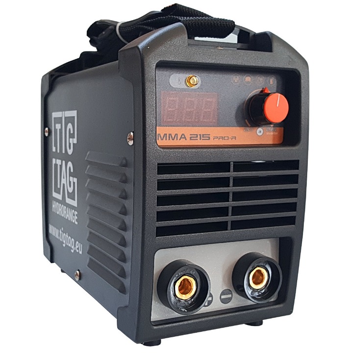 Инверторен електрожен TIGTAG MMA 215Pro-R, електрод 1.6-3.25мм, Включени аксесоари
