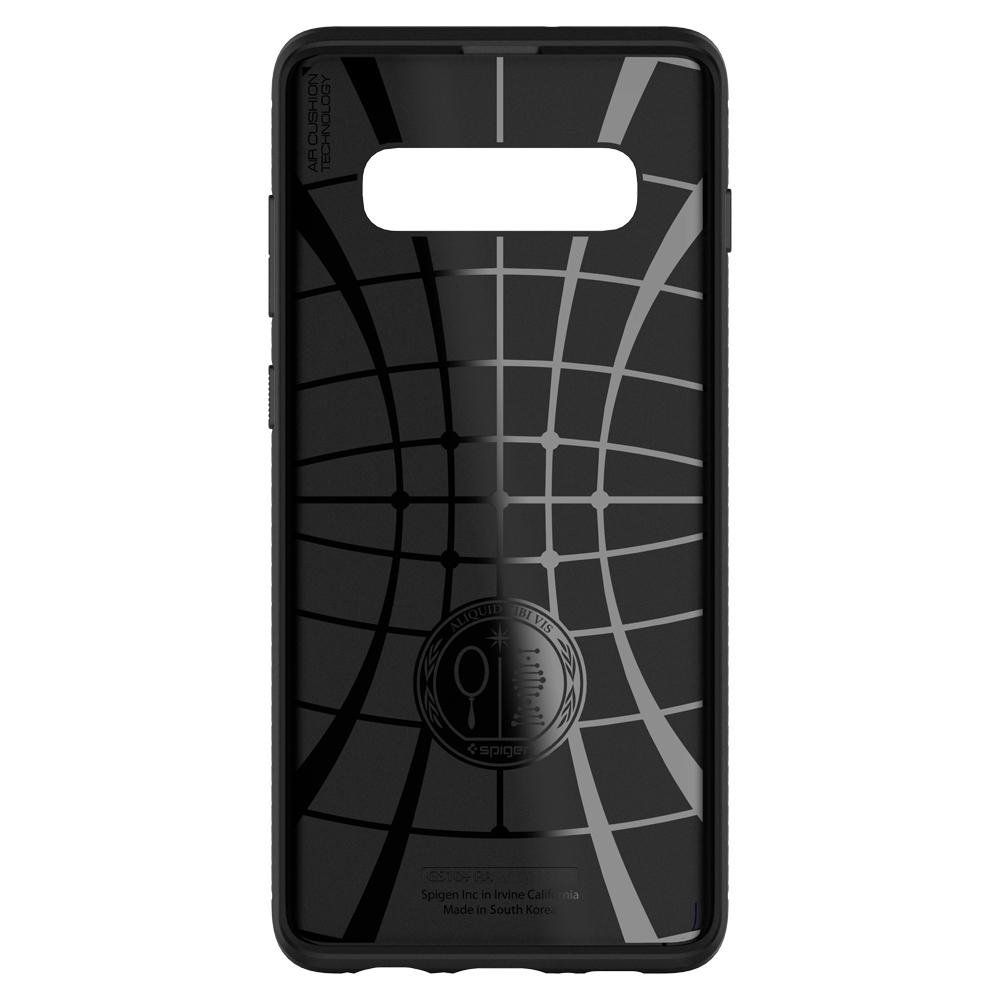 Husa de protectie Cover Spigen Rugged Armor pentru Samsung Galaxy S10, Matte Black