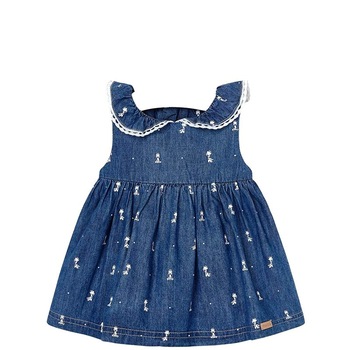 Rochie, Mayoral, cu guler, indigo, 2-4 luni Rochie, Mayoral, cu guler, indigo, 2-4 luni