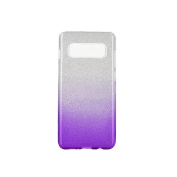 Husa Samsung Galaxy S10 - Iberry Shining Argintiu/Mov Husa Samsung Galaxy S10 - Iberry Shining Argintiu/Mov