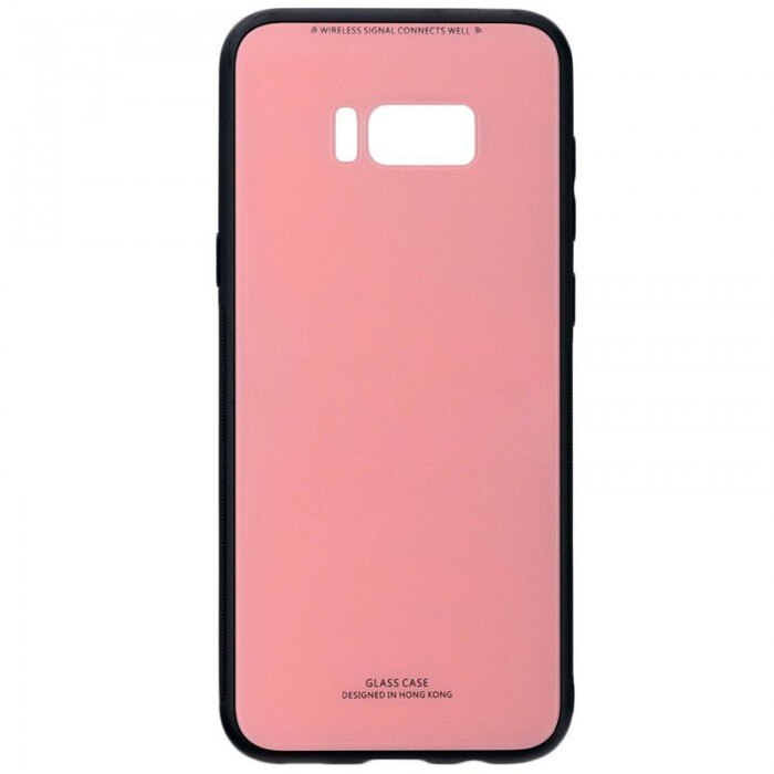 Husa Glass Case -Samsung S8 Plus, Roz