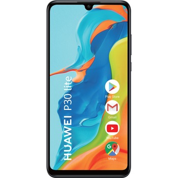 Telefon mobil Huawei P30 Lite, Dual SIM, 128GB, 4G, Midnight Black Telefon mobil Huawei P30 Lite, Dual SIM, 128GB, 4G, Midnight Black