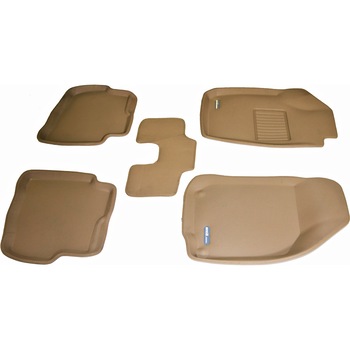 Set 4 Covorase auto Kagu 3D pentru VW Golf VI si Jetta, bej Set 4 Covorase auto Kagu 3D pentru VW Golf VI si Jetta, bej