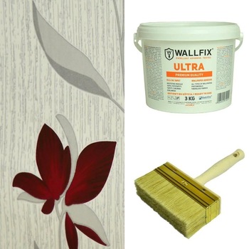 Set 3 role tapet model 9730-6, adeziv 3kg, bidinea 4061 Set 3 role tapet model 9730-6, adeziv 3kg, bidinea 4061