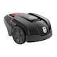 Robot de tuns gazon/iarba Husqvarna Automower 105, 3 lame de taiere, 17 cm latime lucru, 50 mm inaltime maxima taiere, ecran LCD, alarma, temporizator