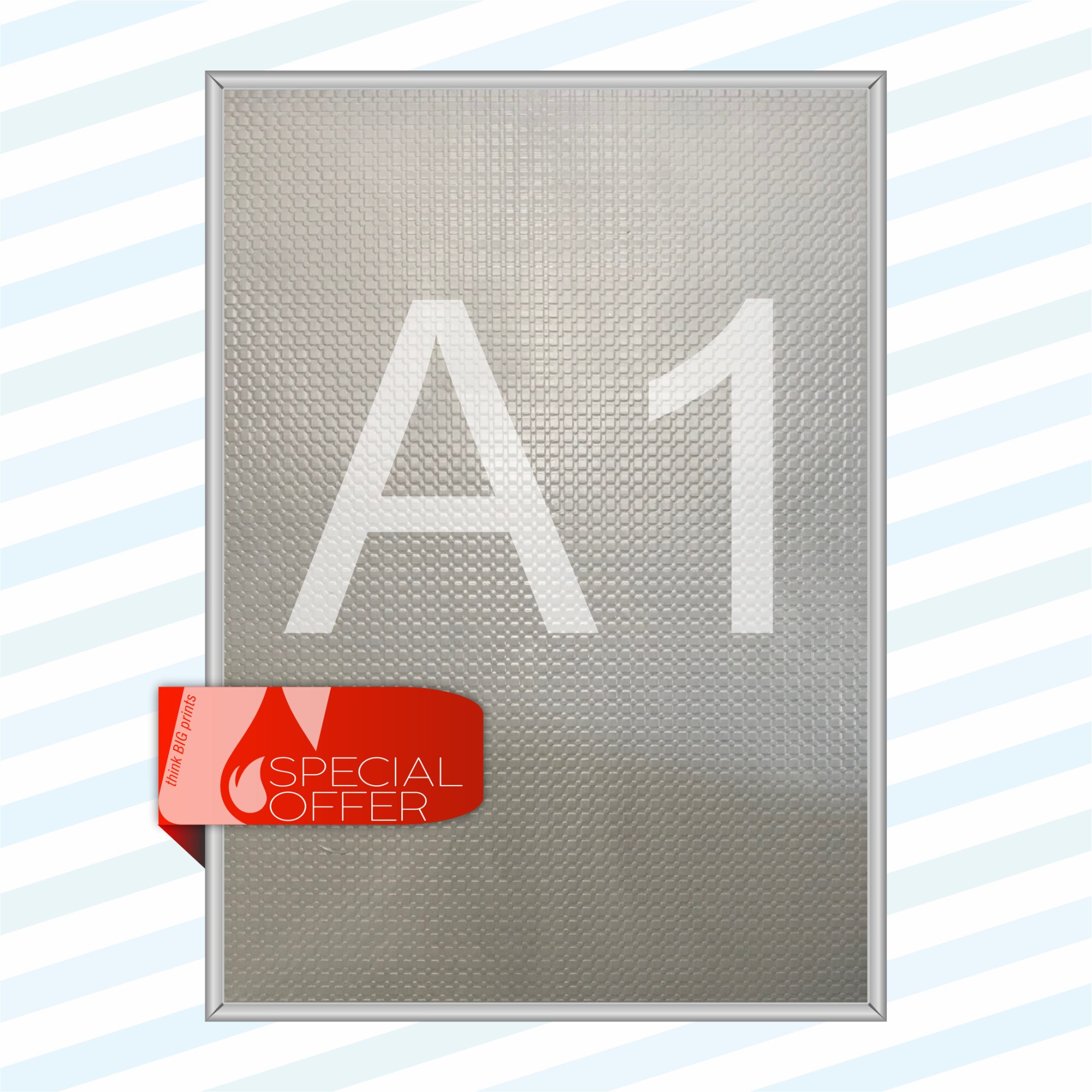 Rama A1 Profil Click Aluminiu Argintiu