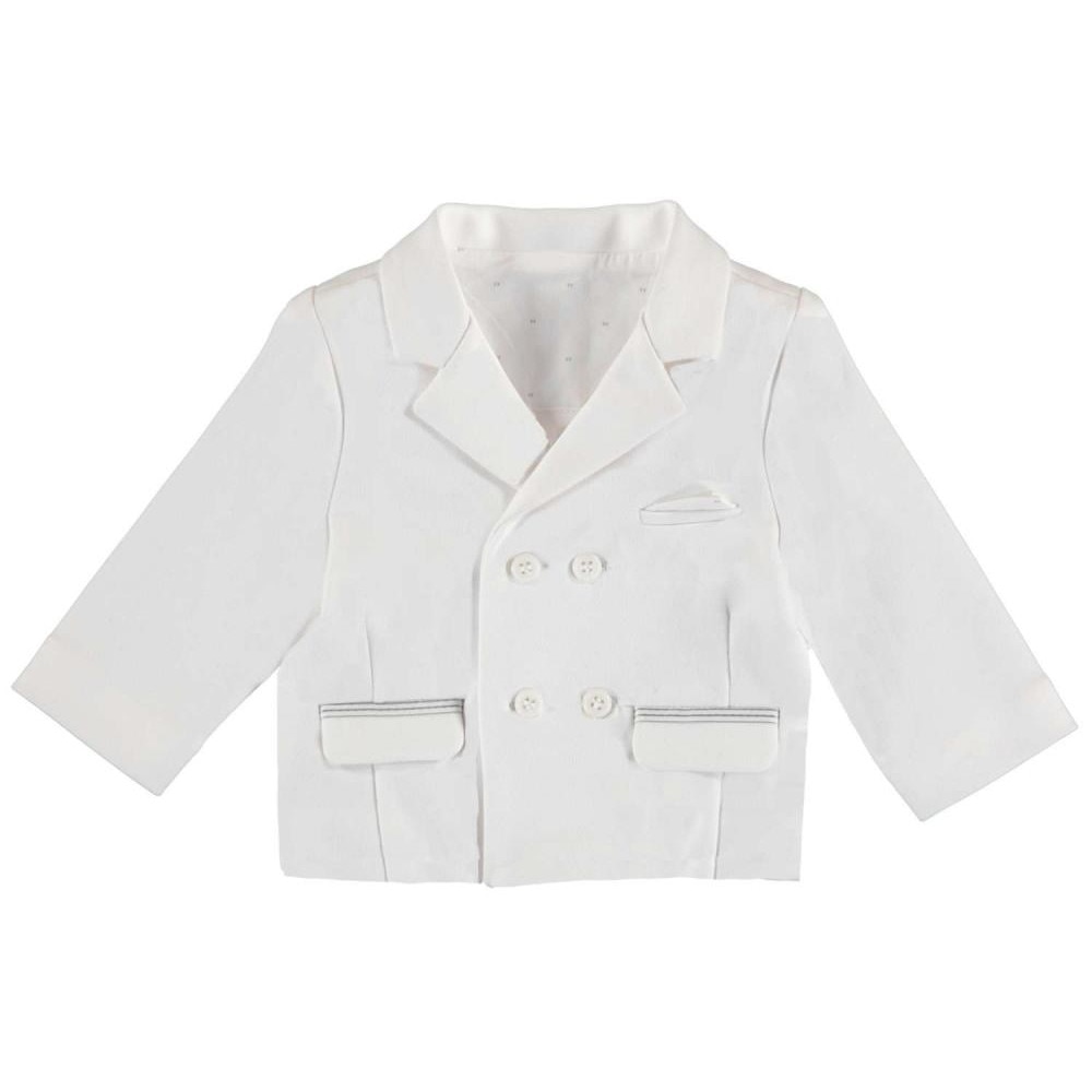 Jacheta eleganta bebe nou-nascut Mayoral, Alb