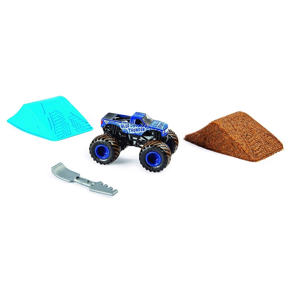 Set de joaca Spin Master Camioneta Blue Thunder cu nisip kinetic24982