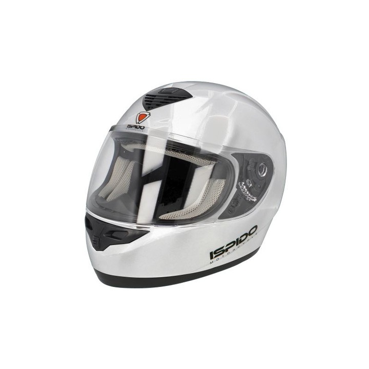 Затворена/интегрална каска, мъжка, ISPIDO PULSE цвят матово бяло, размер XL, термопластичен материал