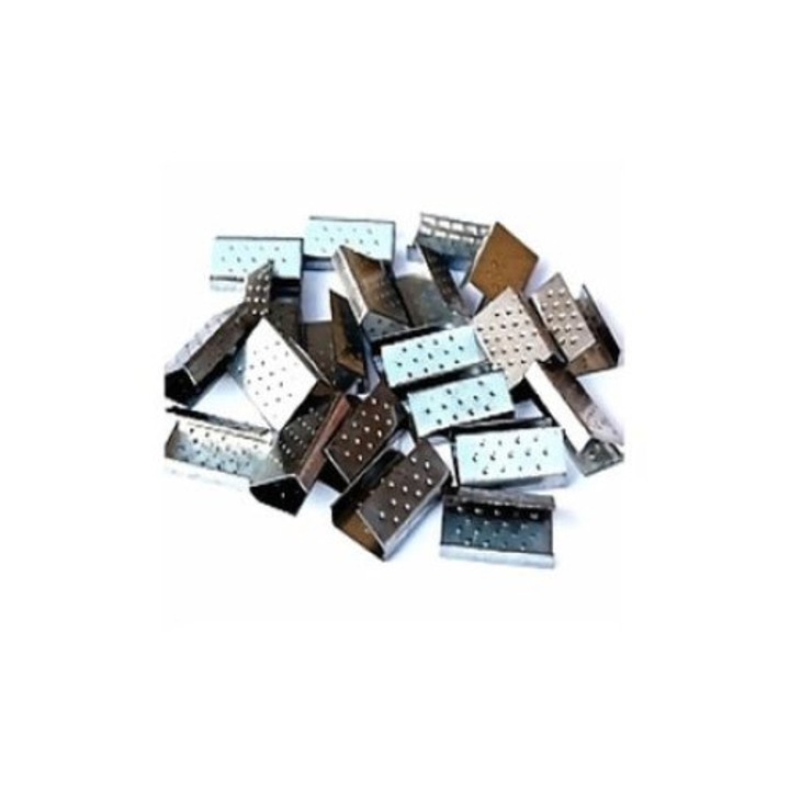 Capse metalice 16mm pentru legare banda PP/PET, 800 buc / cutie