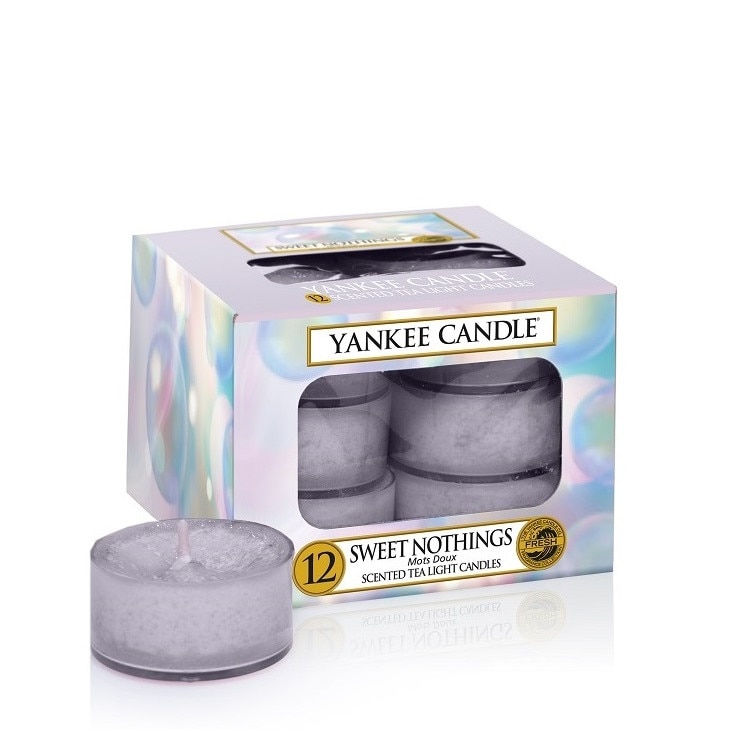 Set 12 lumanari parfumate tip pastila Sweet Nothings, Yankee Candle