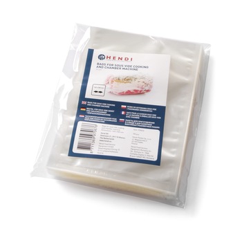 Pungi vacuum netede Hendi, 150x250mm, 2 starturi, grosime 75 microni, 100 buc, filtru UV. Pungi vacuum netede Hendi, 150x250mm, 2 starturi, grosime 75 microni, 100 buc, filtru UV.