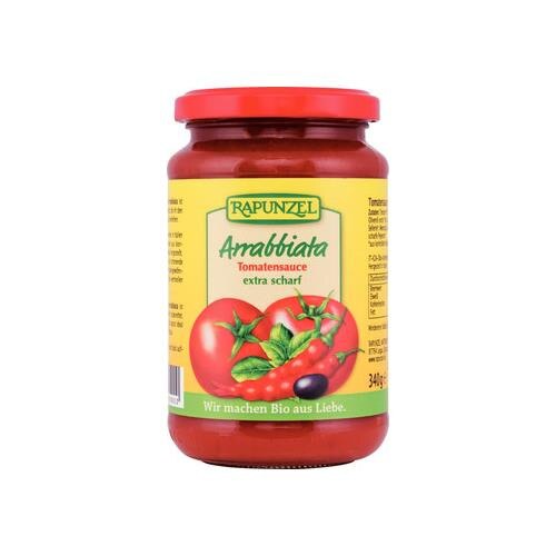 Sos Tomate Bio Arrabbiata Rapunzel 340gr