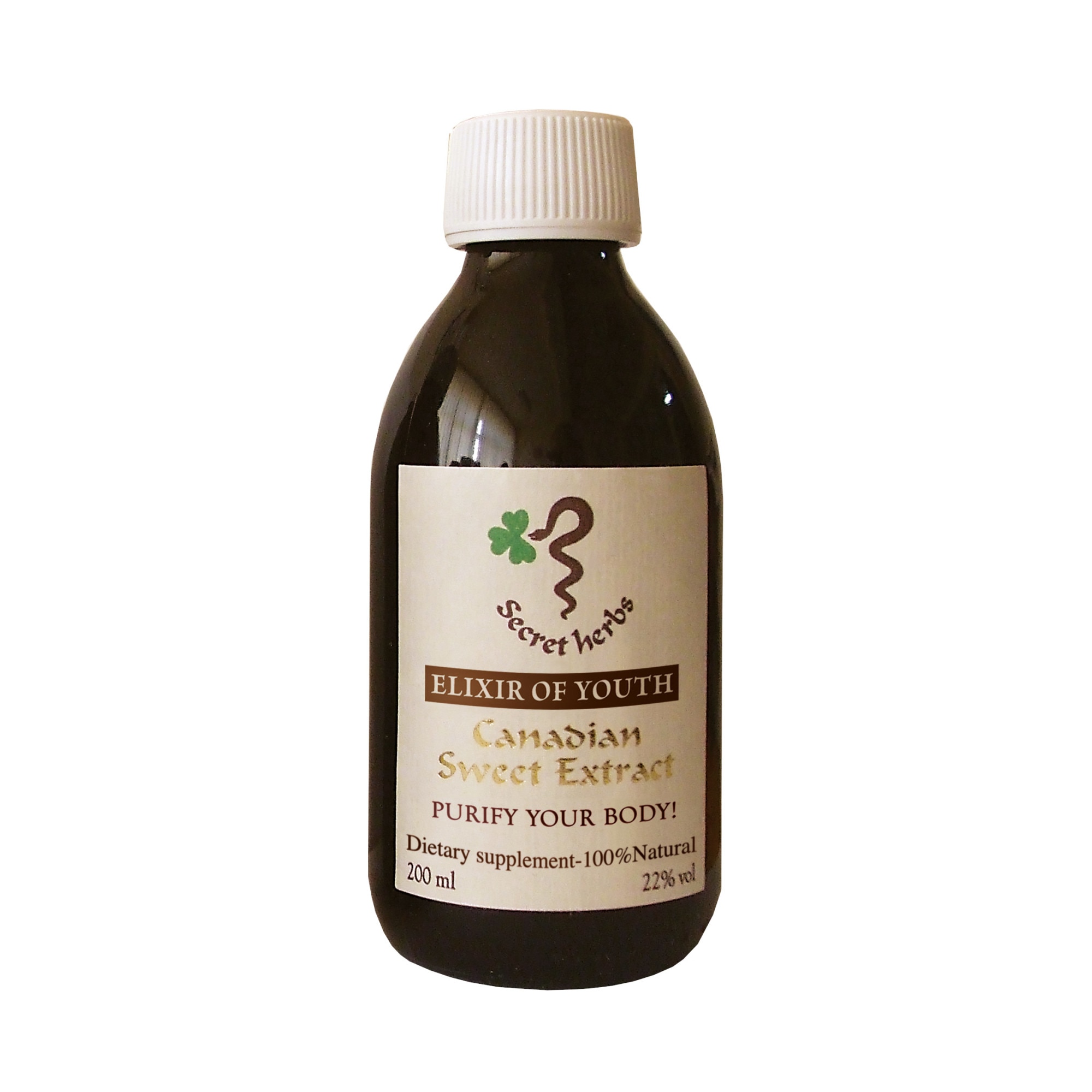 Set 4 Suplimente nutritive ELIXIR OF YOUTH, Canadian Sweet Extract, 200 ml