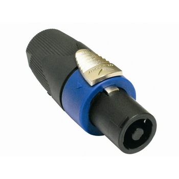 Conector speakON , 4 contacte , High Quality , Albastru Conector speakON , 4 contacte , High Quality , Albastru