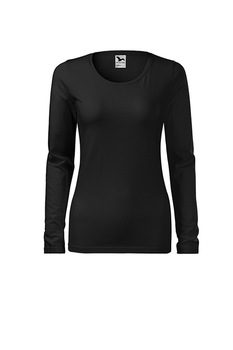 Bluza dama Slim, Malfini, bumbac, maneca lunga, Negru Bluza dama Slim, Malfini, bumbac, maneca lunga, Negru