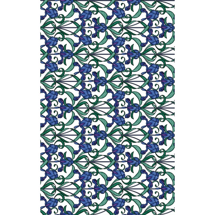 Самозалепващо фолио dc-fix, Ириси, 45cm x 2m