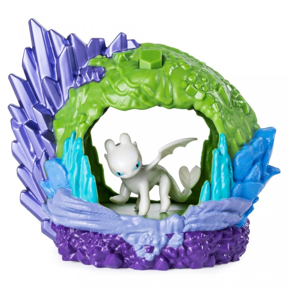Set de joaca Lumea ascunsa a Dragonilor cu figurina Light Fury