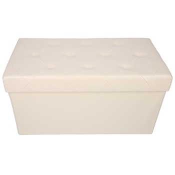 Taburet pliabil cu spatiu de depozitare, greutate suportata 150 kg, 76x38x38cm, TB66 Bej Taburet pliabil cu spatiu de depozitare, greutate suportata 150 kg, 76x38x38cm, TB66 Bej