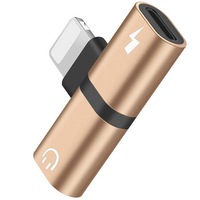 mini adaptor lightning splitter iuni dual port pentru casti si incarcare iphone gold imagen 49_0_
0