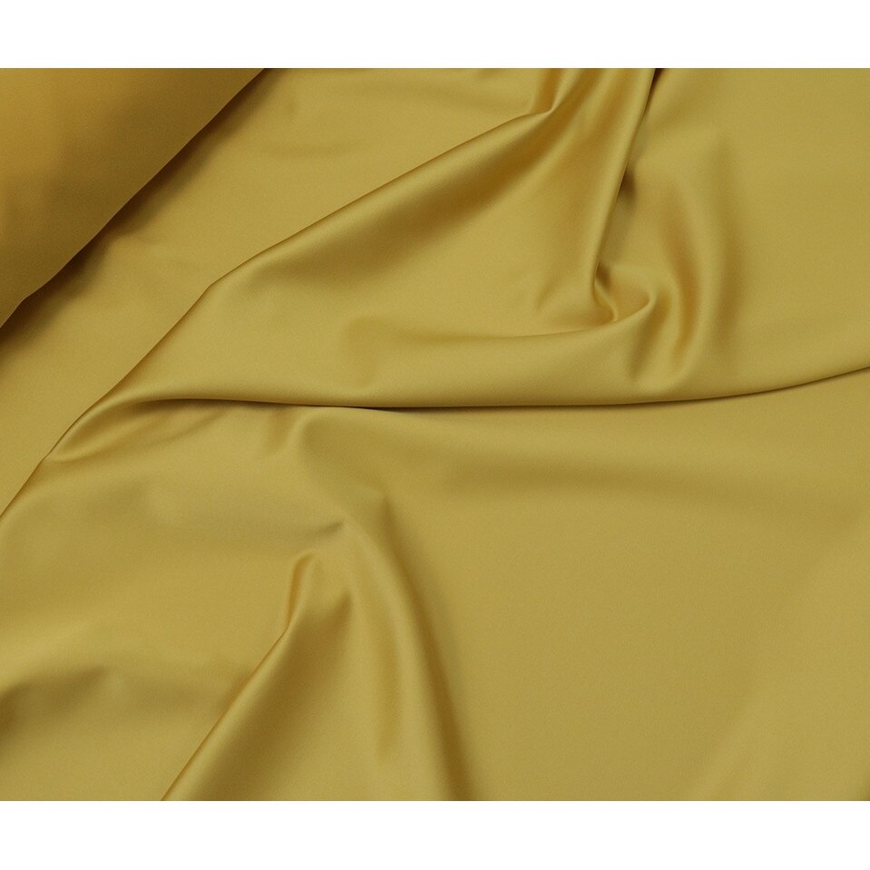 Set 5 metri Tafta elastica satinata, galben mustar